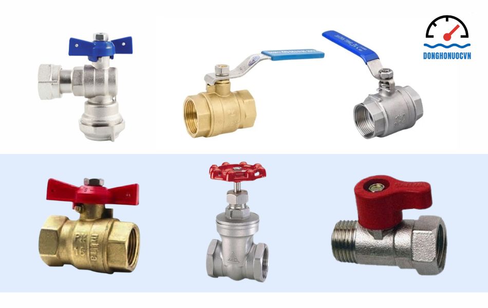 các loại van khóa đồng hồ nước