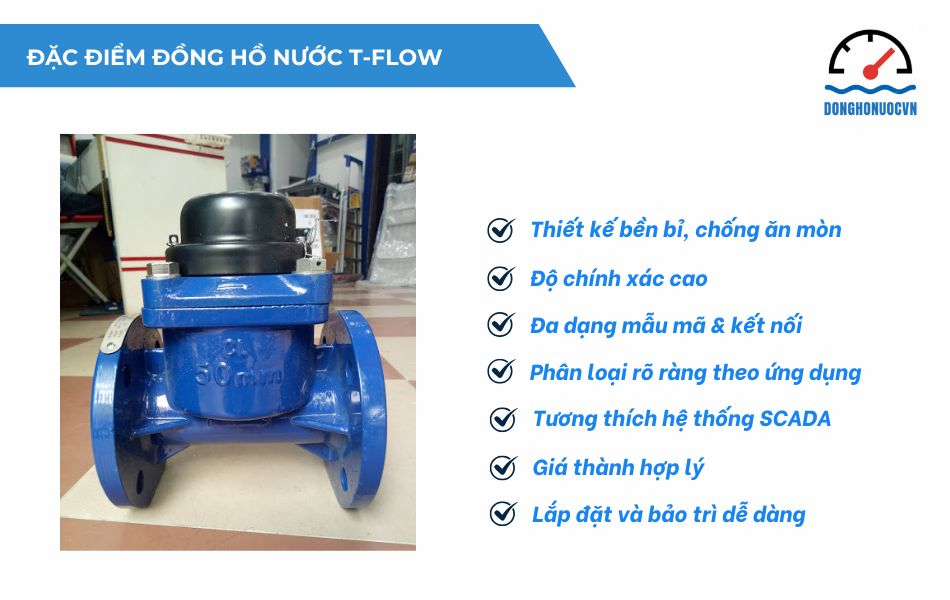 đặc điểm đồng hồ nước t-flow
