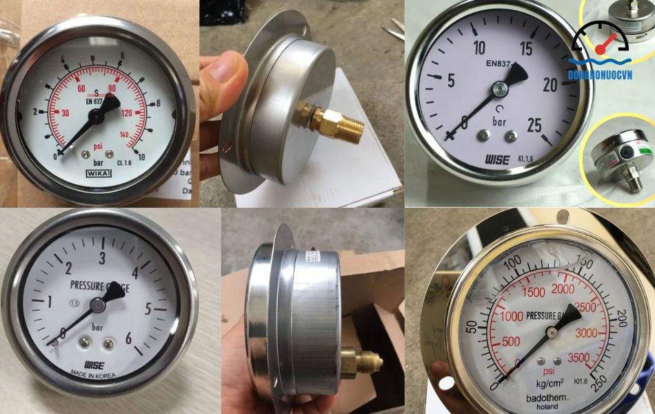 Địa chỉ cung cấp đồng hồ áp suất uy tín - Đồng hồ nước VN