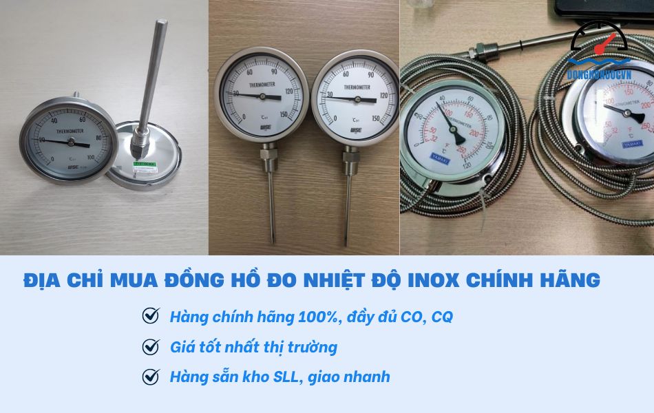 Gợi ý địa chỉ mua đồng hồ nhiệt độ inox giá tốt, sll
