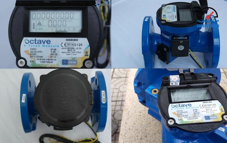 Đồng hồ nước VN - Địa chỉ mua đồng hồ siêu âm Octave chính hãng