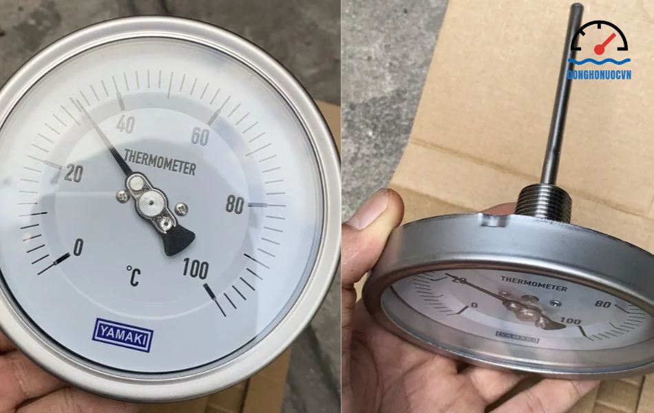 Đồng hồ đo nhiệt độ chân sau thương hiệu Yamaki