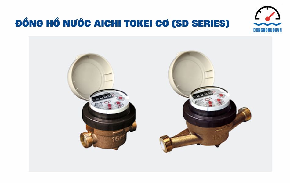 Đồng hồ nước Aichi Tokei dạng cơ