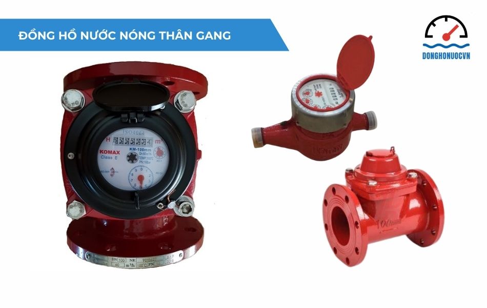 Đồng hồ nước nóng thân gang