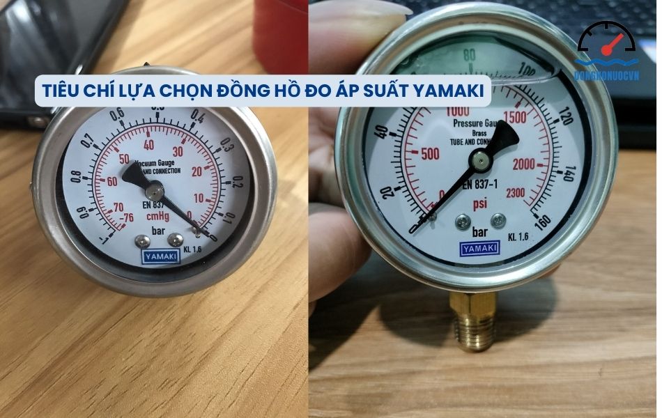 Kinh nghiệm lựa chọn đồng hồ áp suất Yamaki theo các tiêu chí