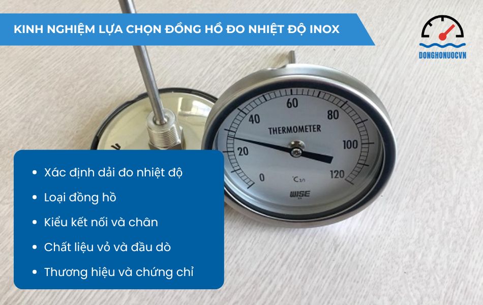 Hướng dẫn chọn mua đồng hồ đo nhiệt độ inox