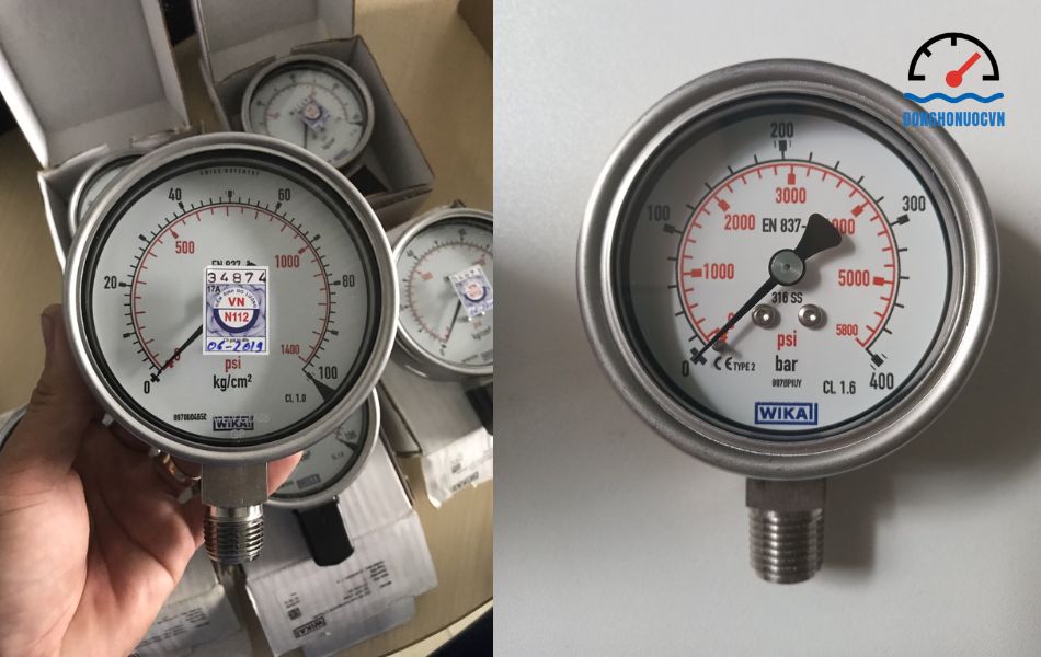 Kinh nghiệm chọn mua đồng hồ đo áp suất Wika
