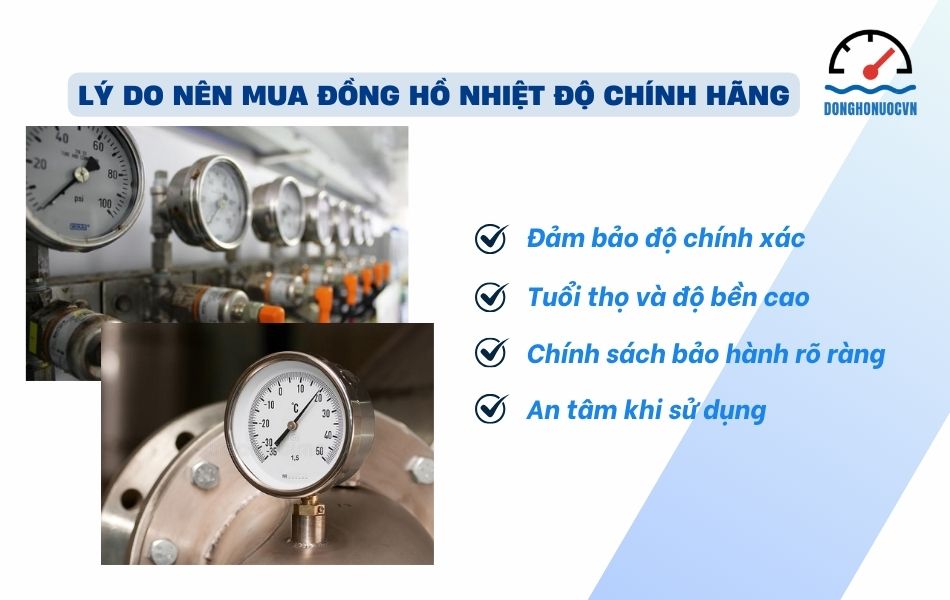 Tại sao cần mua đồng hồ đo nhiệt độ chính hãng?