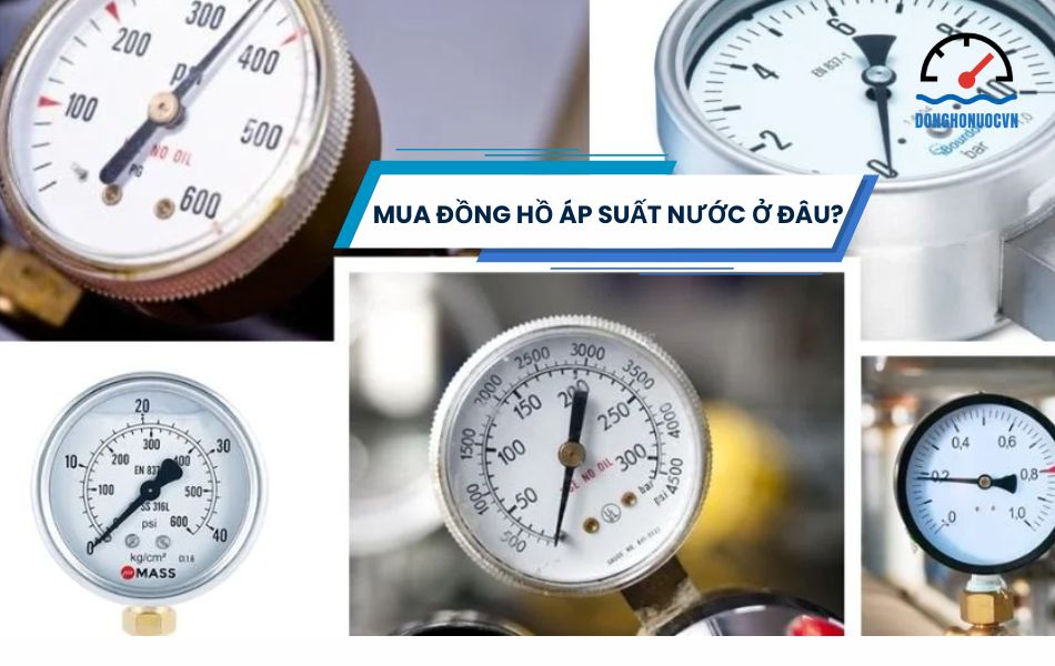 mua đồng hồ đo áp suất nước chính hãng ở đâu