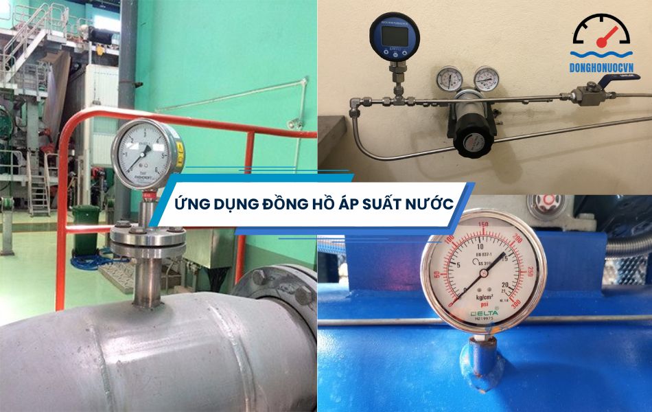 ứng dụng của đồng hồ đo áp suất nước