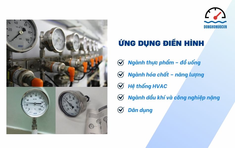 Tìm hiểu các ứng dụng của đồng hồ đo nhiệt độ hãng WIKA
