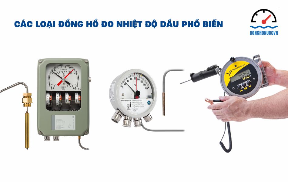 Các loại đồng hồ đo nhiệt độ dầu phổ biến