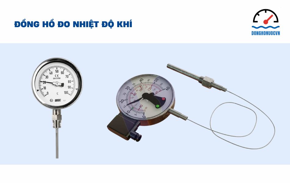 Các loại đồng hồ đo nhiệt độ khí