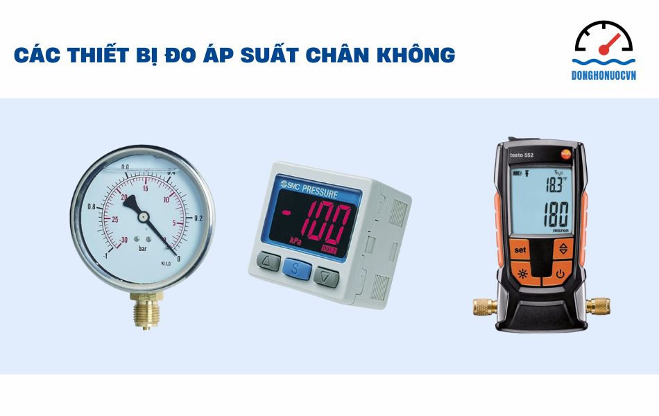 các thiết bị đo áp suất chân không