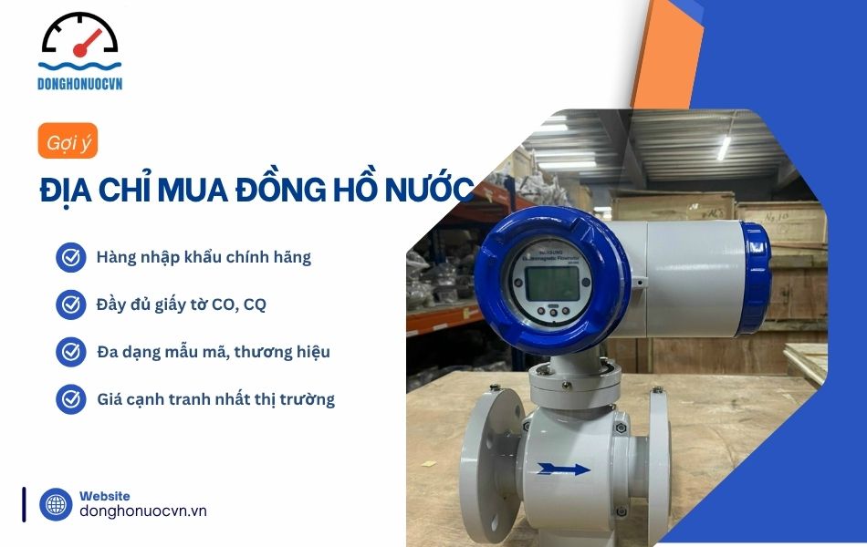 Mua đồng hồ nước công nghiệp ở đâu uy tín, giá tốt?