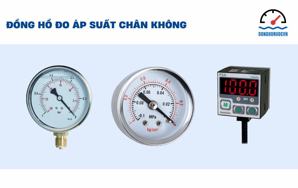 Các loại đồng hồ đo áp suất chân không