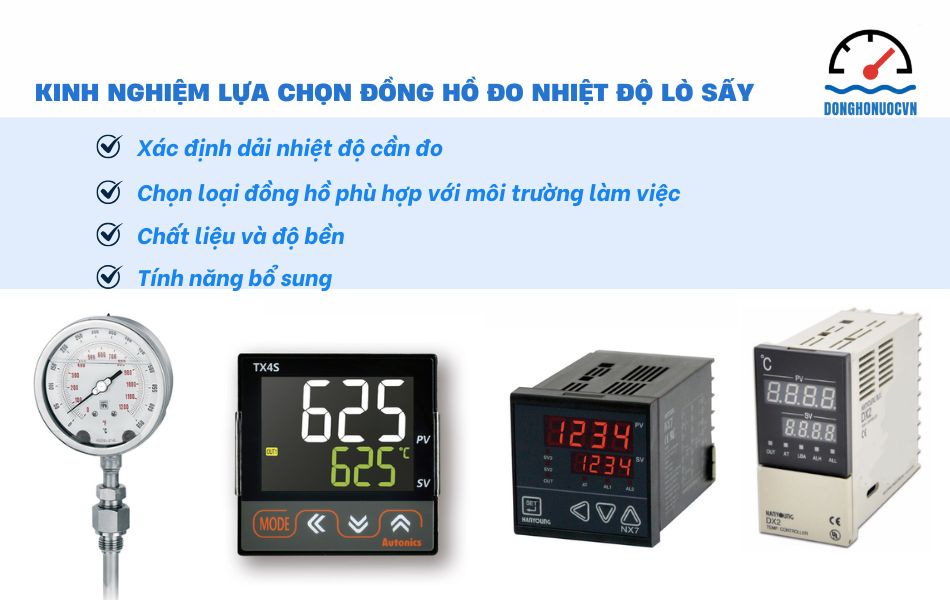 Chia sẻ kinh nghiệm chọn mua đồng hồ đo nhiệt độ lò sấy