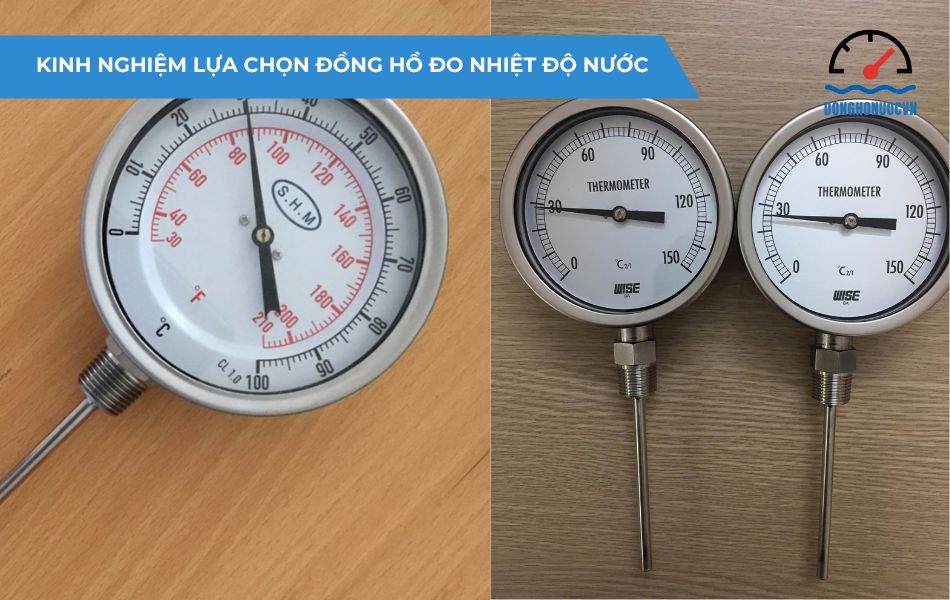 Chia sẻ kinh nghiệm chọn mua đồng hồ đo nhiệt độ cho nước