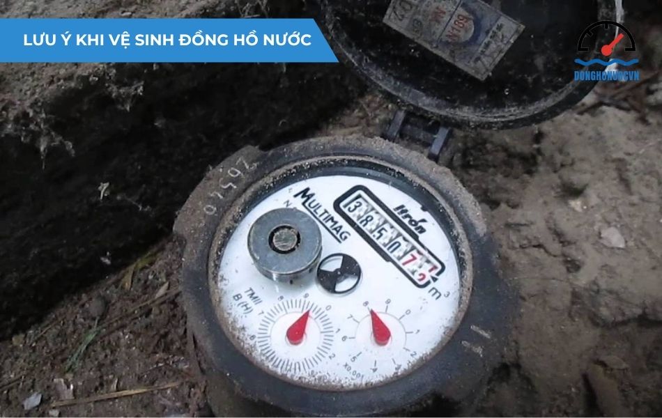 Một số điều cần lưu ý khi thực hiện vệ sinh đồng hồ nước