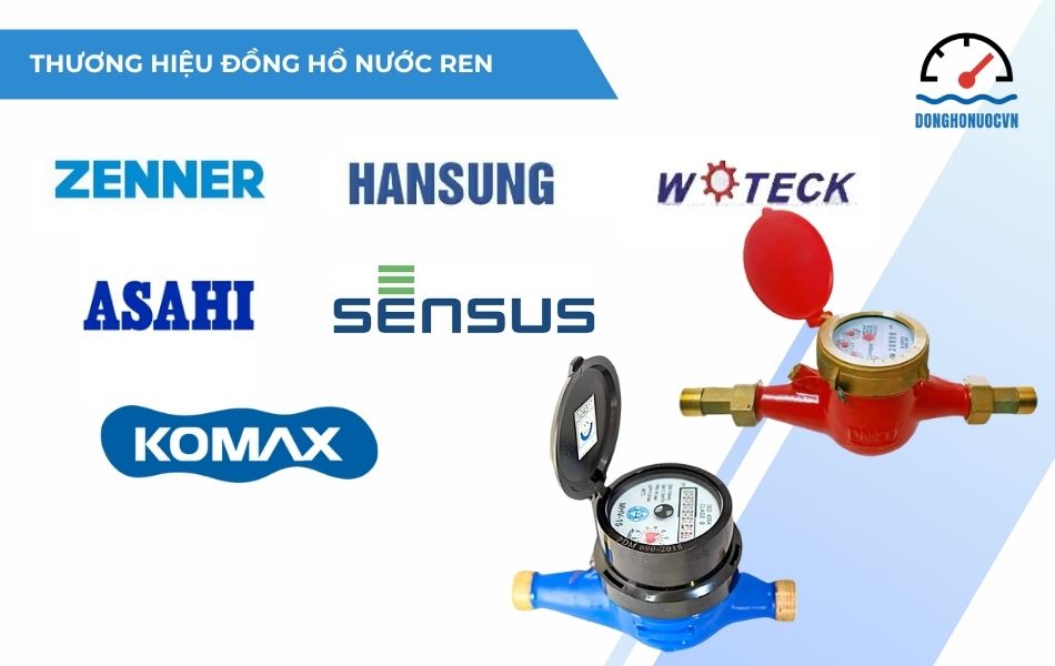 Top 6 thương hiệu đồng hồ đo nước lắp ren uy tín trên thị trường
