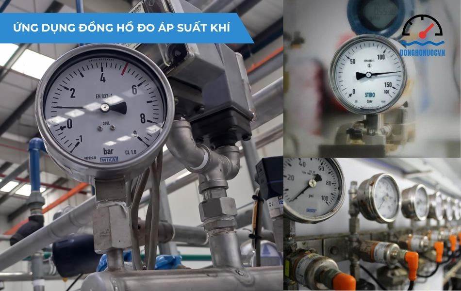 Khám phá các ứng dụng điển hình của đồng hồ áp suất khí