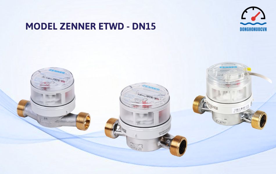 Đồng hồ đo nước nóng Zenner DN15 model Zenner ETWD - Dạng đơn tia