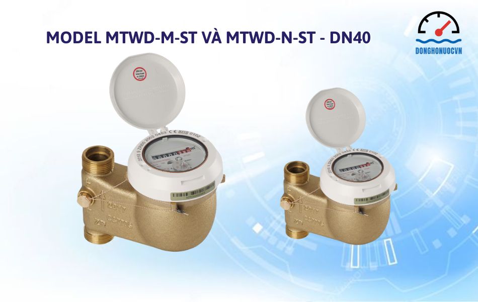 Đồng hồ đo nước nóng Zenner DN40 model MTWD-ST