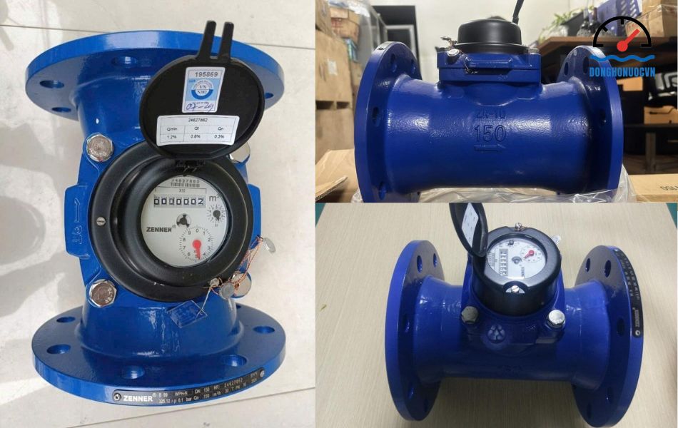 Đồng hồ nước Zenner DN150 chất lượng