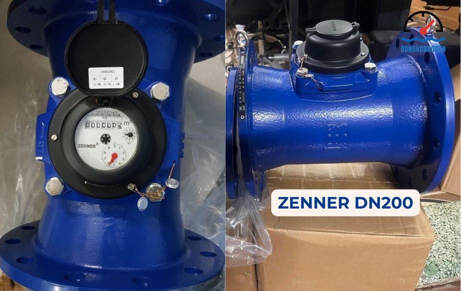 Đồng hồ nước Zenner DN200 chính hãng, nhập khẩu trực tiếp 100%