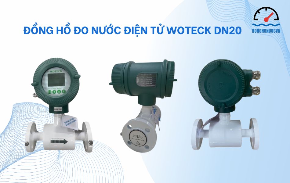 Giới thiệu về đồng hồ đo nước điện tử Woteck DN20
