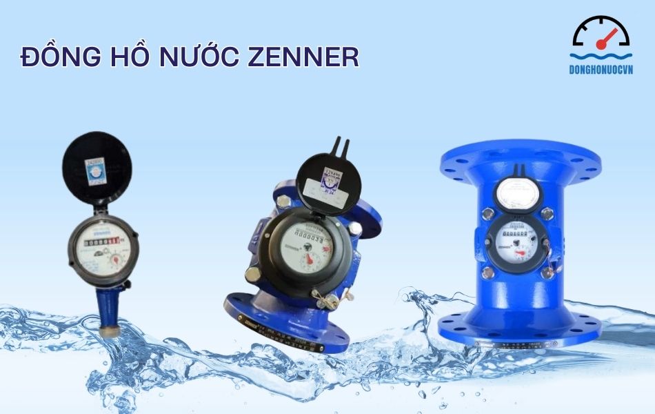 Các model đồng hồ đo nước sạch và nước thải thương hiệu Zenner