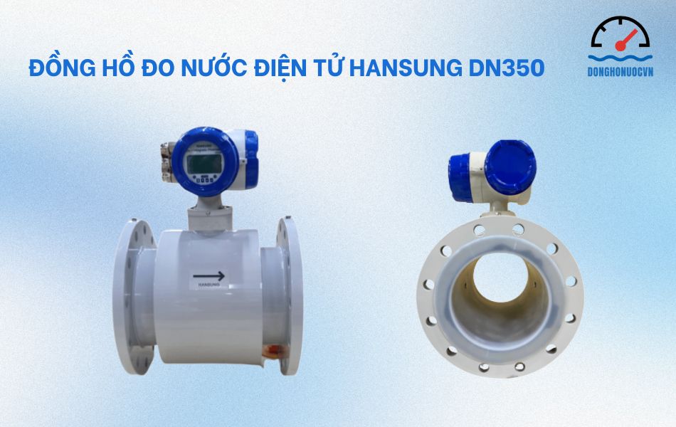Khái quát về đồng hồ đo nước điện tử Hansung DN350 