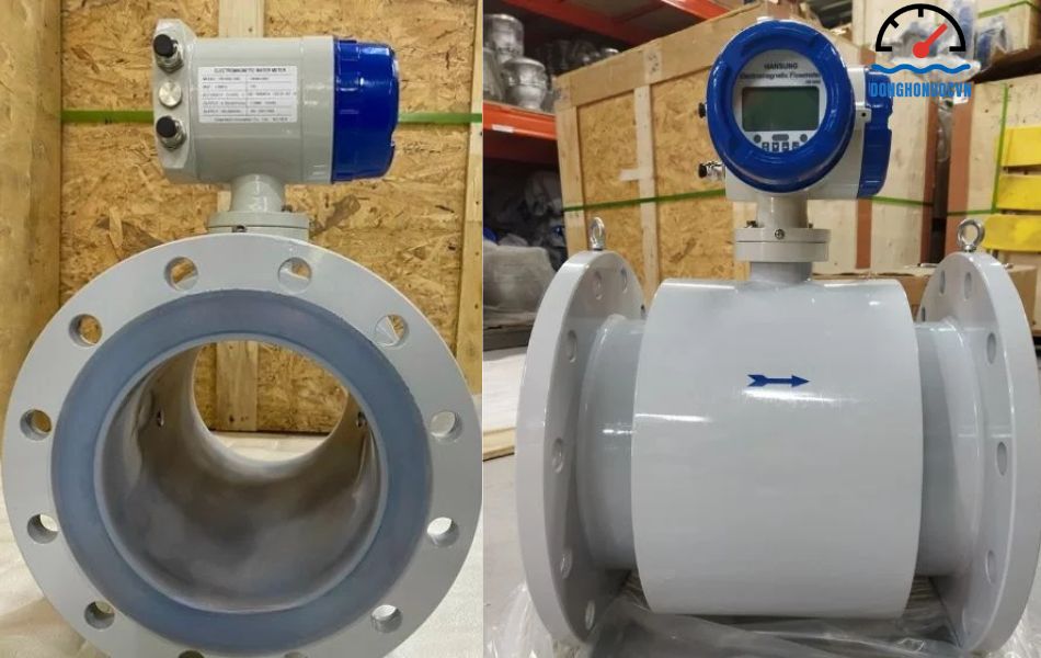 Đồng hồ đo nước điện tử Hansung DN400 giá tốt