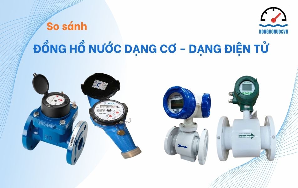 so sánh đồng hồ nước cơ và điện tử