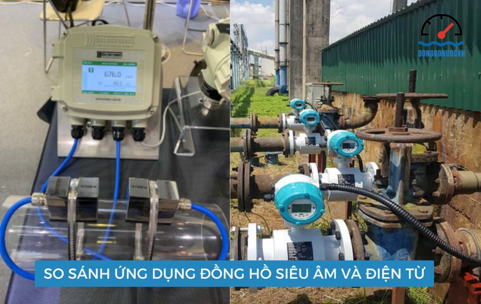 so sánh ứng dụng đồng hồ nước siêu âm và điện từ