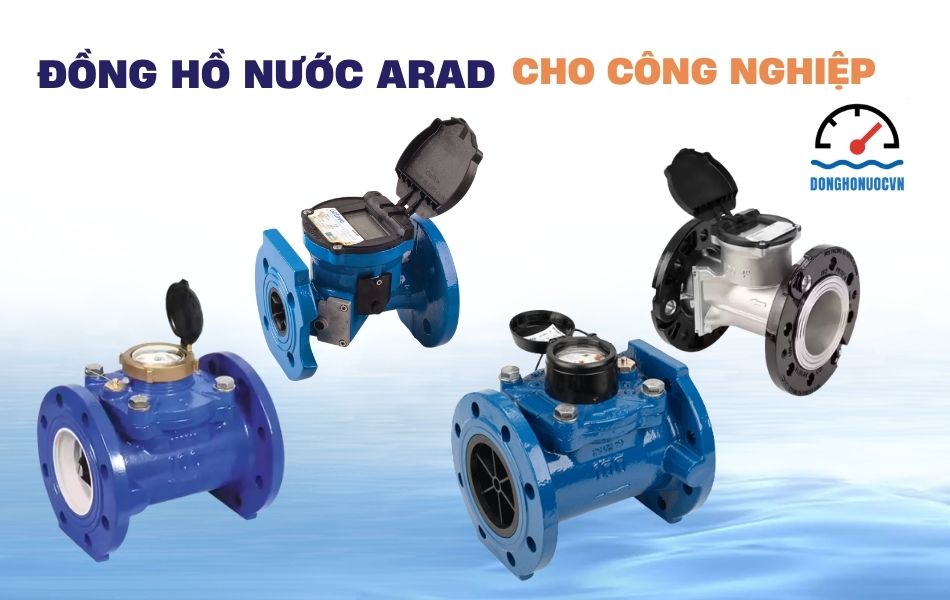 đồng hồ nước arad công nghiệp