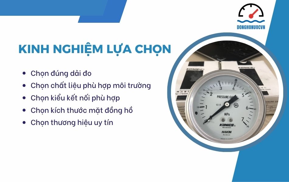 kinh nghiệm lựa chọn đồng hồ áp suất hàn quốc
