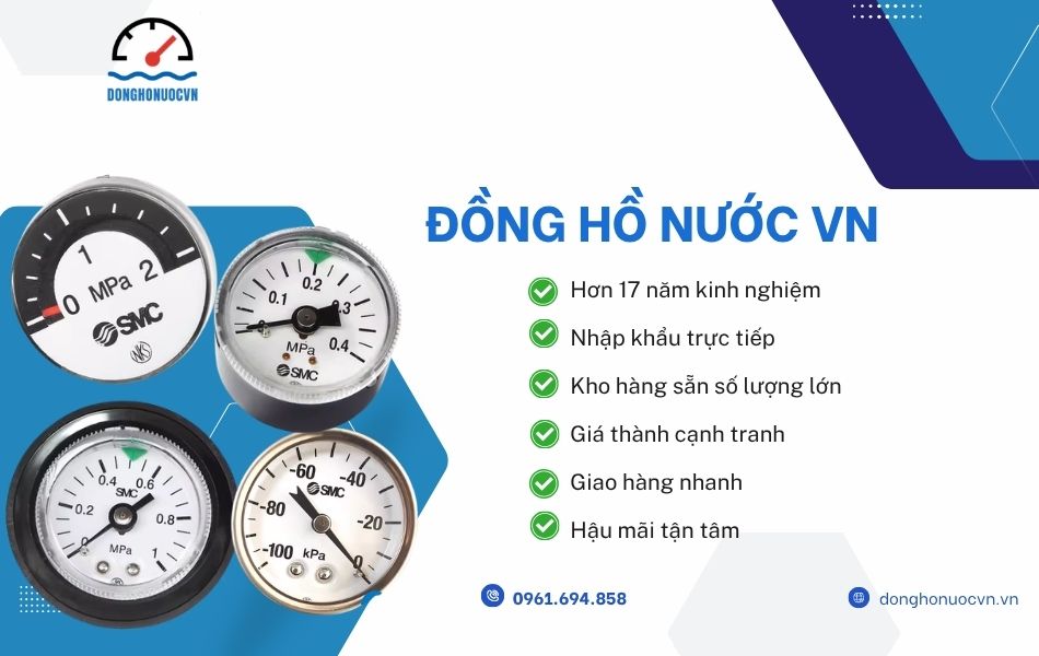mua đồng hồ áp suất smc chính hãng
