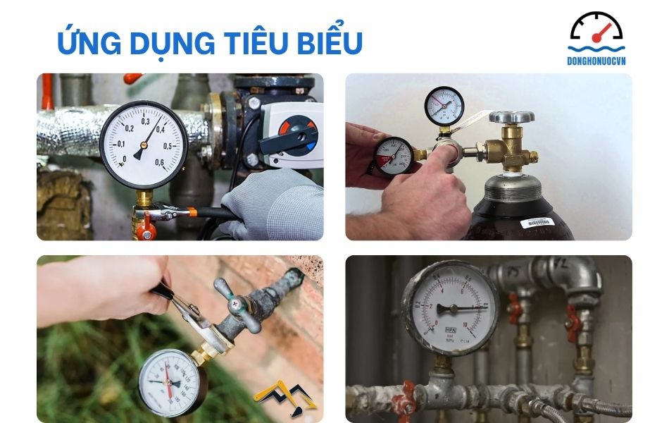 ứng dụng đồng hồ áp suất giá rẻ