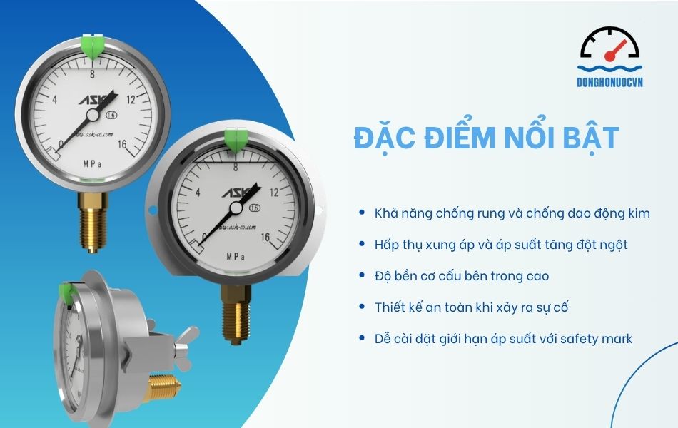 ưu điểm nổi bật đồng hồ áp suất ask