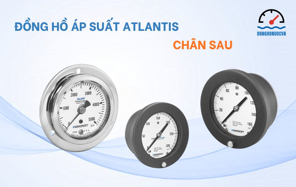 Đồng hồ áp suất Ashcroft chân sau