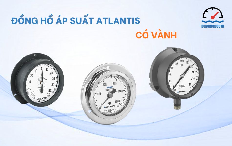 Đồng hồ áp suất Ashcroft có vành