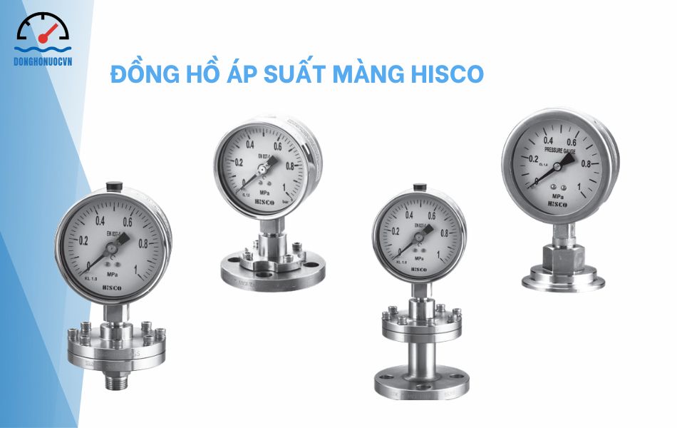 Đồng hồ áp suất màng HISCO