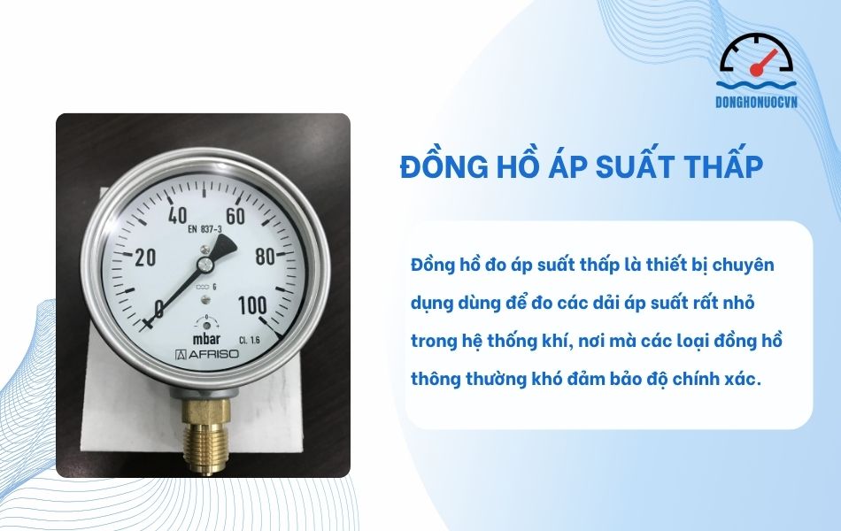 đồng hồ áp suất thấp là gì