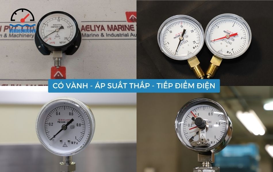 Phân loại đồng hồ áp suất Nisshin theo chức năng đặc biệt