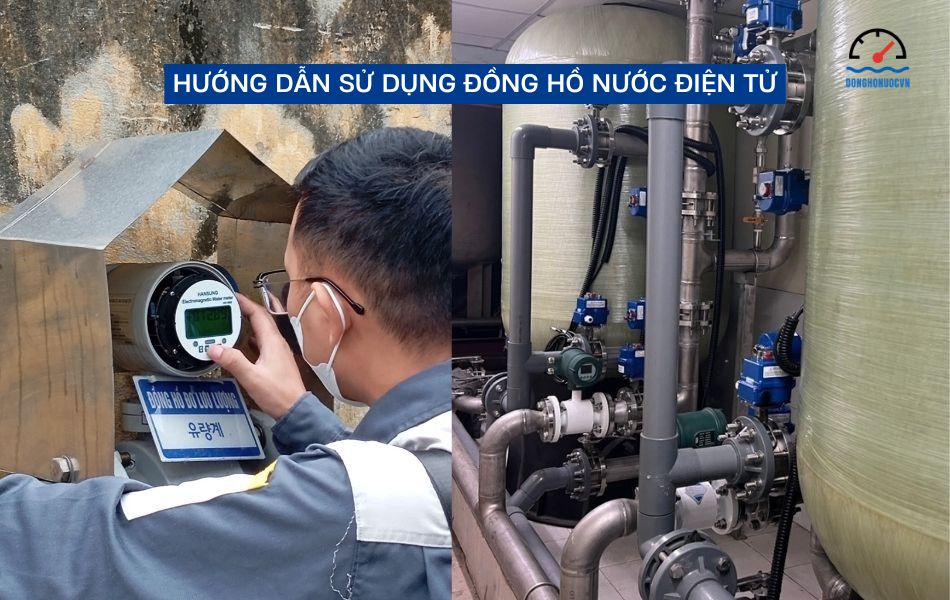 hướng dẫn sử dụng đồng hồ nước điện tử