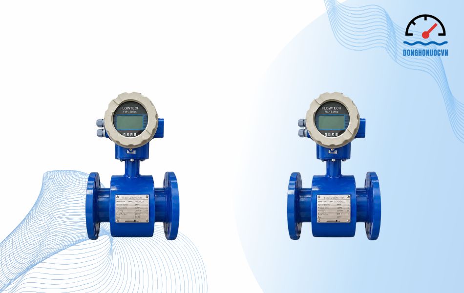 Đồng hồ nước điện tử Flowtech DN65 chính hãng