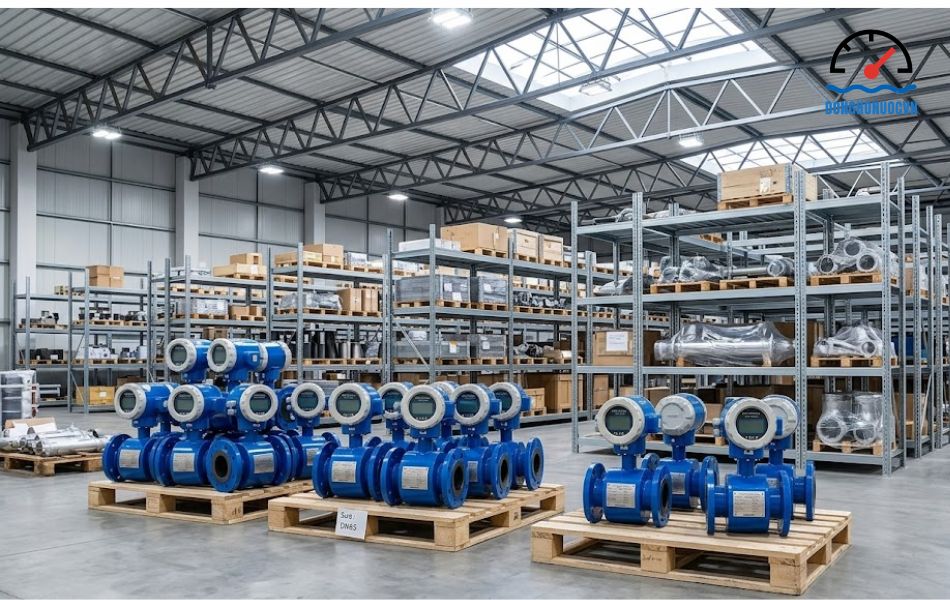 Đồng hồ nước điện tử Flowtech DN65 giá tốt