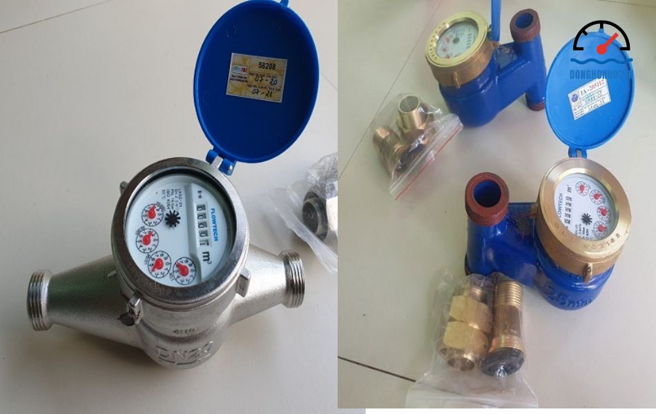 Các phiên bản đồng hồ nước Flowtech DN20