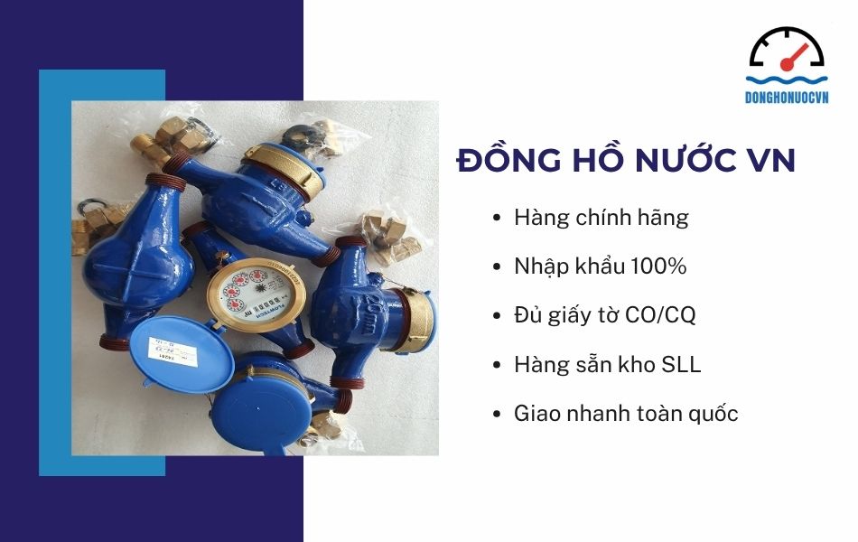 Địa chỉ mua đồng hồ nước Flowtech DN20